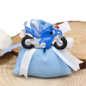 Calamita Moto in resina - Colore Blu - 4 modelli assortiti