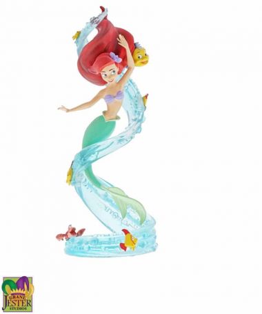 La Sirenetta Ariel con Flounder 16 cm Disney Traditions 4054274