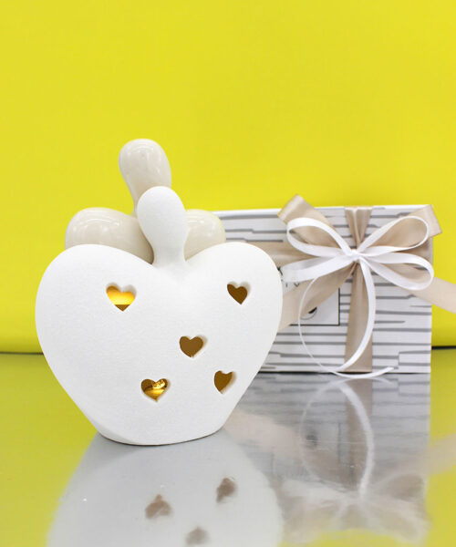 Bomboniera Matrimonio Completa di Confezione - Coppia Sposi Luce Led