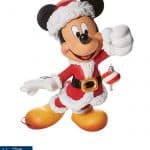 Statua Topolino di Babbo Natale - Disney Showcase Haute Couture - Grande (h38cm)