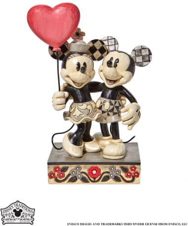 Topolino e Minnie Cuore Palloncino - Disney Traditions