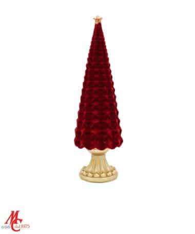 Albero di Natale Oro - Velluto Rosso