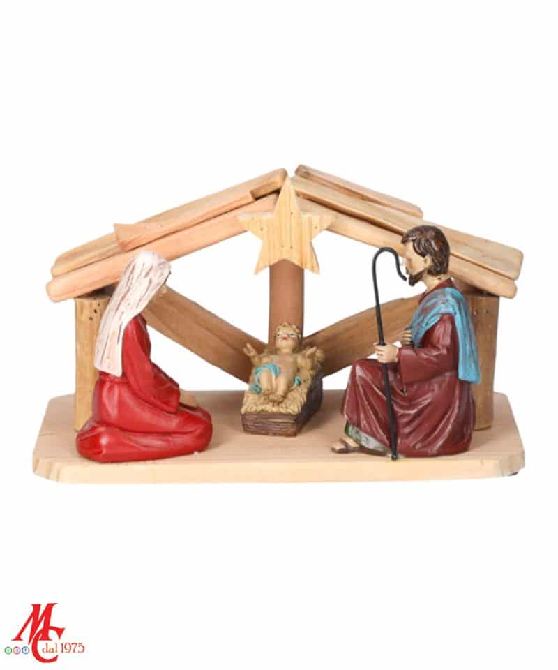 Natività legno e resina