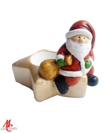 Babbo Natale porta candela