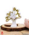 Bomboniera Comunione Albero Bianco/Oro con Calice H.12 cm - Eleganza e Dolcezza