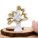 Bomboniera Comunione Albero Bianco/Oro con Calice H.12 cm - Eleganza e Dolcezza