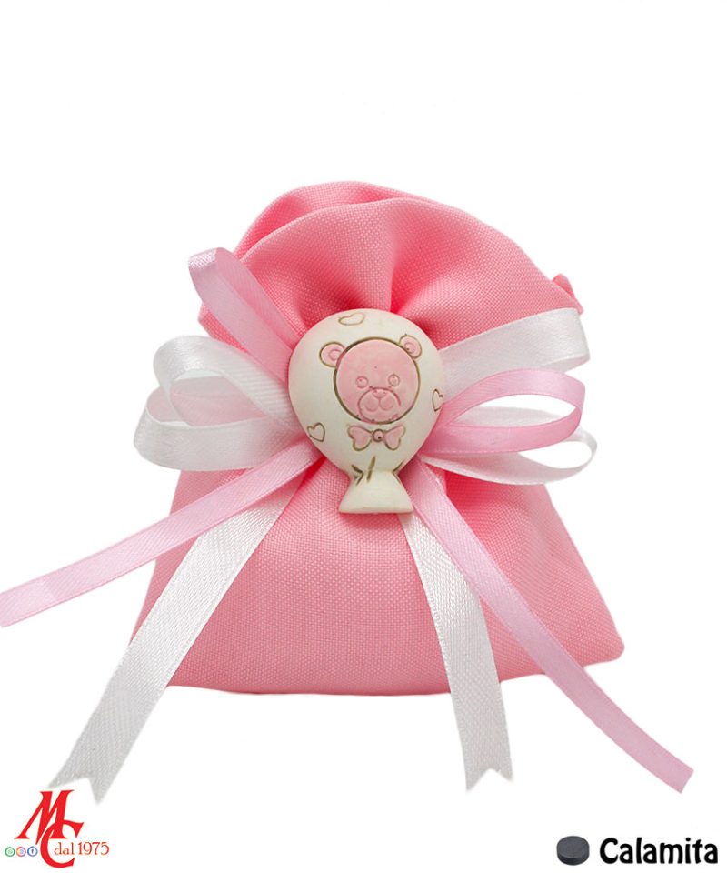 Magnete Palloncino con Orsetto Rosa