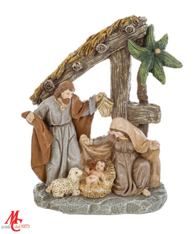 Presepe in Resina Materiale: Resina Misure: 11cm × 4,5cm x h.15cm