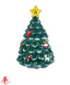 Scatola Ceramica Albero di Natale Materiale: Ceramica Misure: 17,5cm × 17,5cm x h.25cm