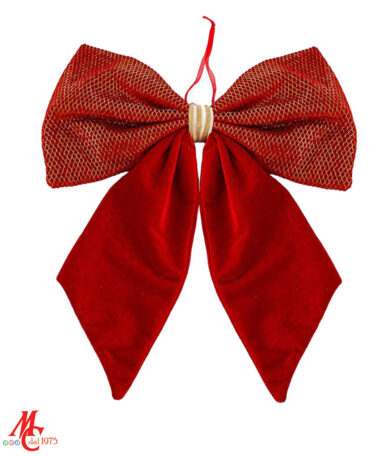 Appendino Fiocco Natalizio Rosso 38cm x 40cm Brand: Christmas Collection Materiale: Stoffa Misure: 38cm x 40cm