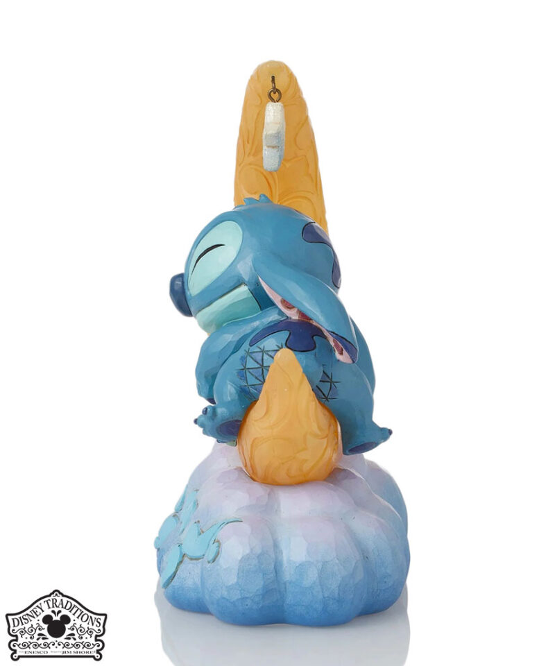 Statuetta Stitch e Scrump Su Una Luna A Led - Disney Traditions