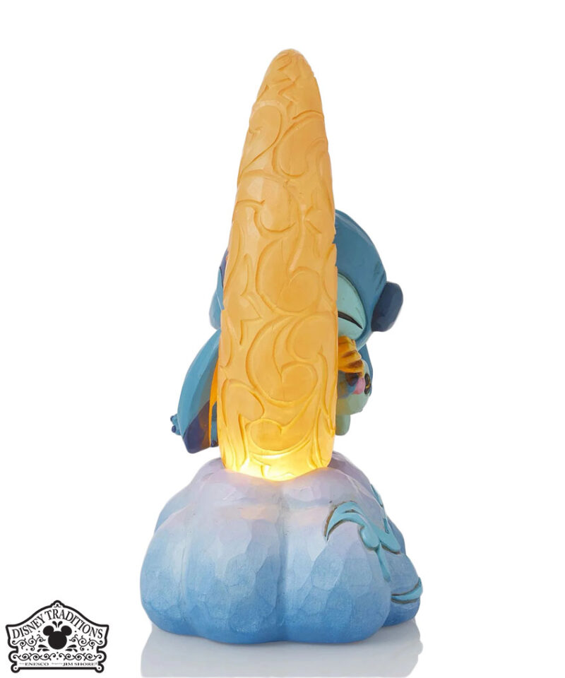 Statuetta Stitch e Scrump Su Una Luna A Led - Disney Traditions