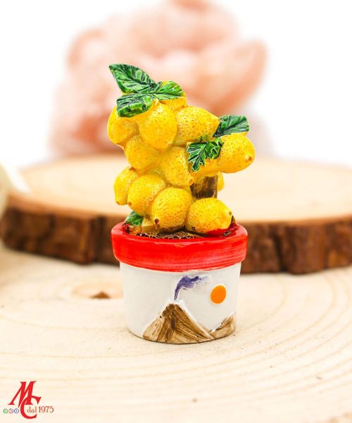 Bomboniera/Bustina - Piantina Limoni decoro Vulcano