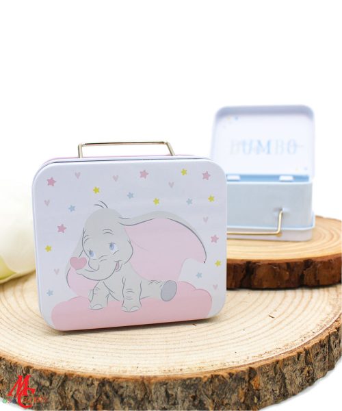 Bomboniera Elefantino Dumbo Rosa - Valigetta Porta-Confetti