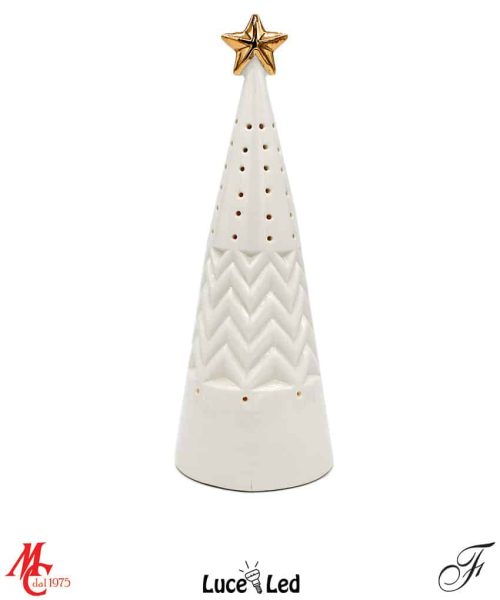 Albero Porcellana con Luce Led - 2 Misure