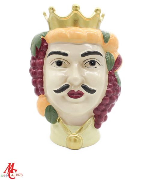 Vaso Testa di Moro Colorata - Rè