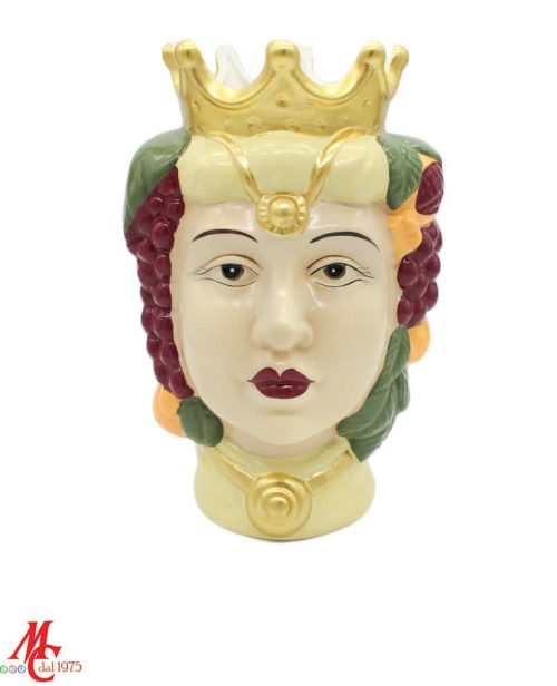 Vaso Testa di Moro Colorata - Regina