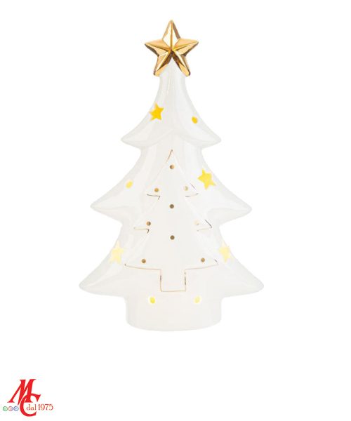 Albero Natalizio Porcellana - Luce Led
