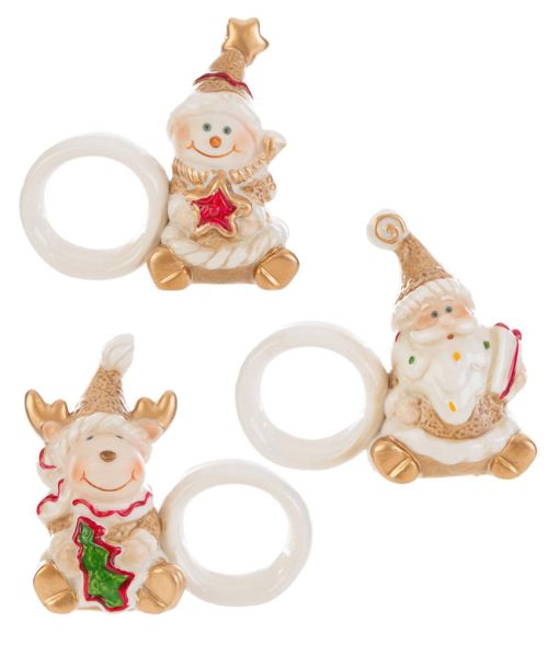 Legatovaglioli Natalizio Porcellana