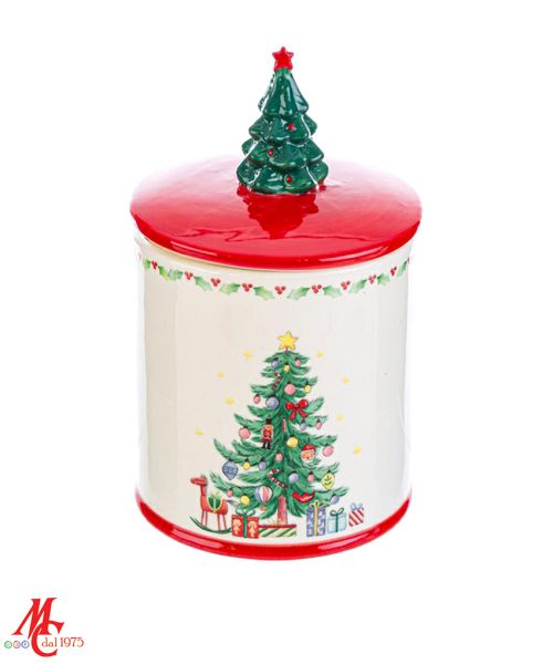 Scatola Ceramica - Dec. Albero Natalizio