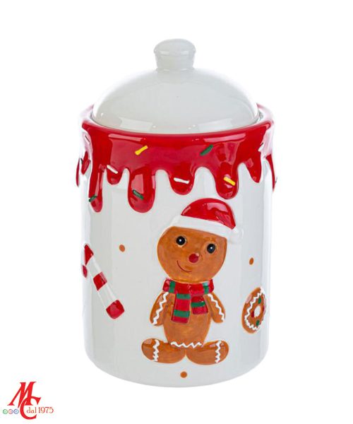 Scatola Ceramica - decoro Biscotto Zenzero