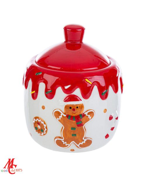 Scatola Ceramica - decoro Biscotto Zenzero
