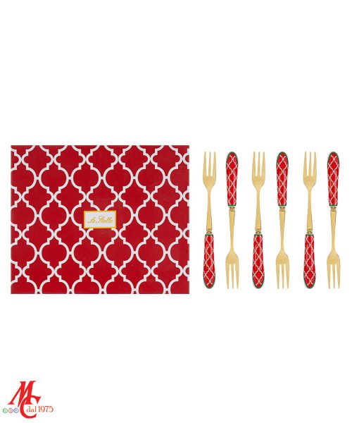 Set 6 Forchettine Natalizie