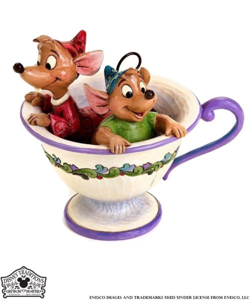 Jaq e Gus nella Tazza da Tea - Disney Traditions