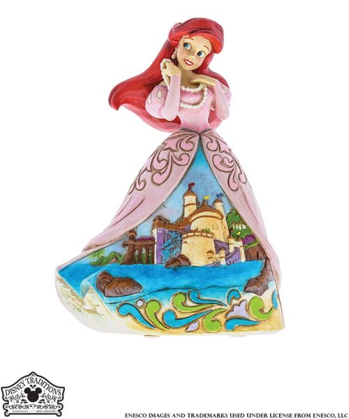 Sirenetta Ariel abito decoro Castello - Disney Traditions