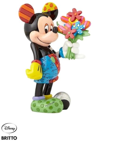 Topolino con Mazzo di Fiori - Disney by Romeo Britto