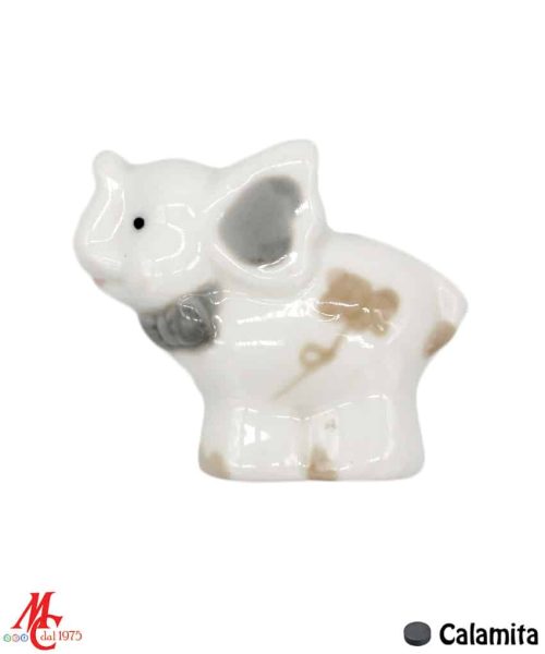 Bomboniera/Bustina Calamita Elefantino Porcellana