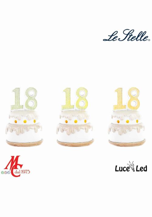 Torta 18° Compleanno con Led