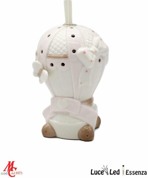 Bomboniera Confezionata - Profumatore Mongolfiera Led - Rosa