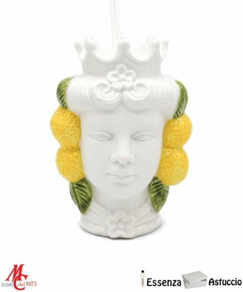 Bomboniera Confezionata - Profumatore Testa di Moro Donna - Limoni