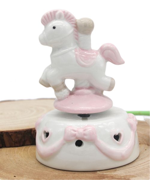 Cavalluccio Carillon Porcellana Rosa