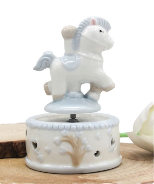 Cavalluccio Carillon Porcellana Celeste