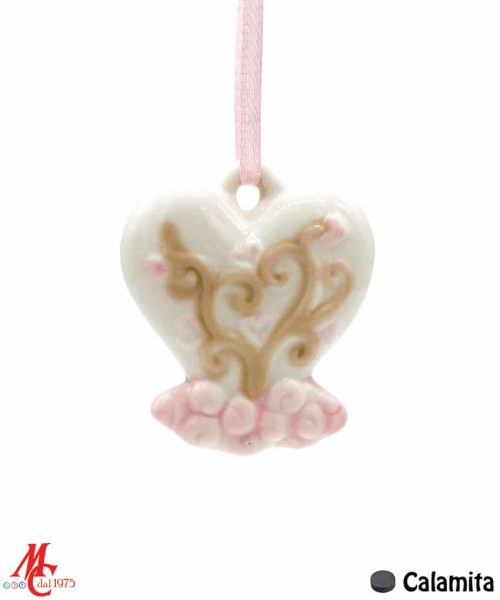 Appendino Calamita cuore Rosa
