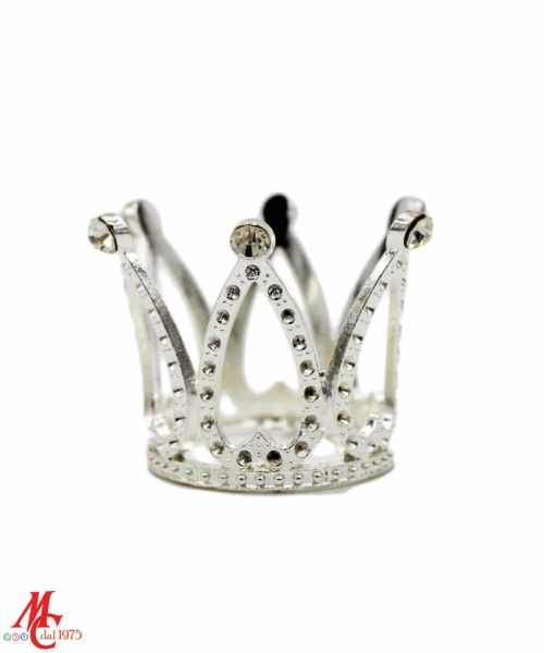 Corona Argentata con Strass