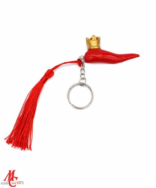 Bomboniera/Bustina - Portachiavi Corno Rosso