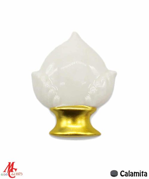 Calamita Pumo Bianco e Oro