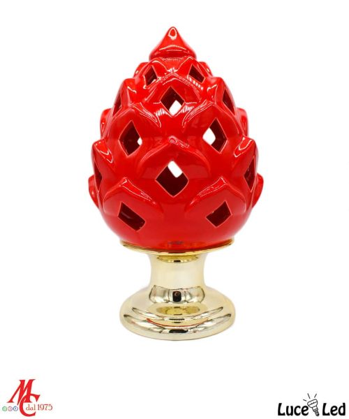 Pigna Rossa e Oro - Luce Led