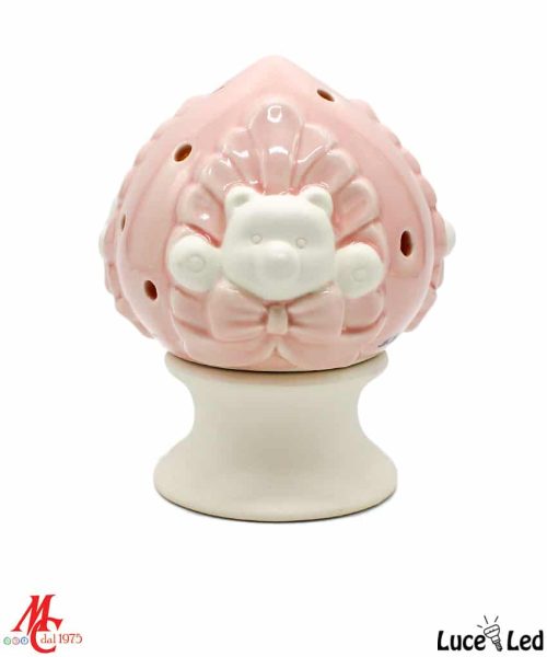 Pumo Orsetto Luce Led - Rosa