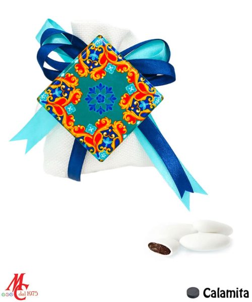 Bustina Calamita Porcellana Decoro LES JEAUX SONT FAITS