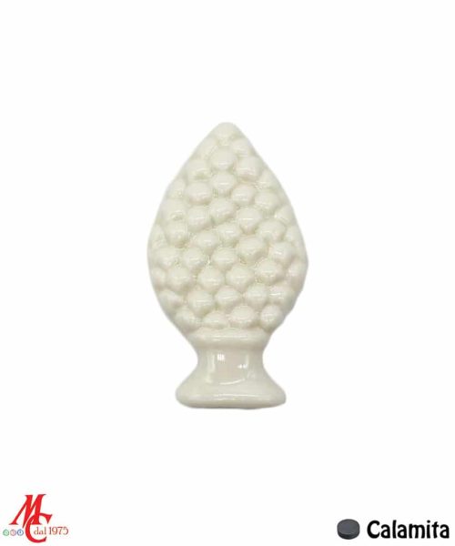 Pigna Porcellana Bianca - Magnete