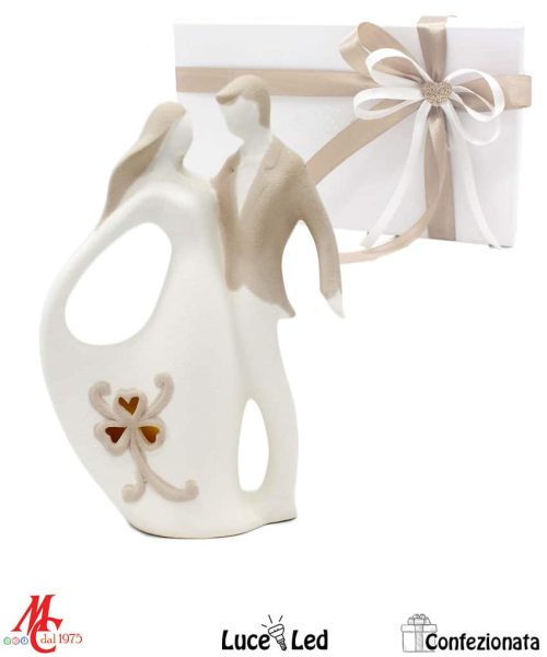 Sposi Porcellana - Luce led