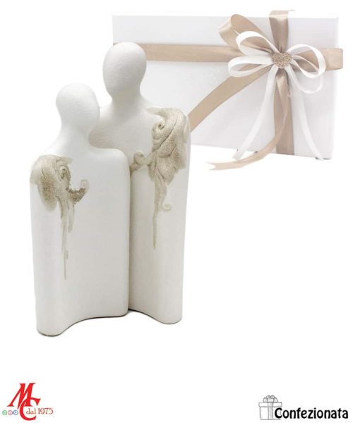 Bomboniera Matrimonio - Coppia Sposi Porcellana