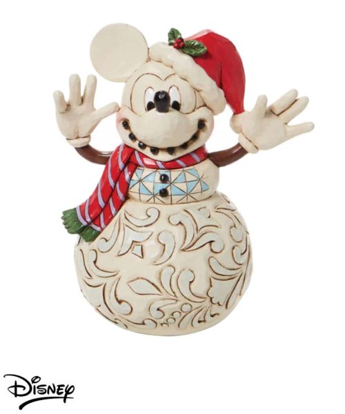 Topolino Pupazzo di Neve Natalizio - Disney Traditions