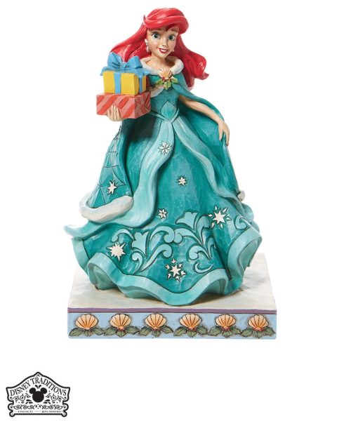 Ariel con i doni di Natale - Disney Traditions
