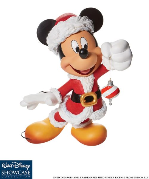 Statua Topolino Babbo Natale - Disney Showcase Haute Couture - Grande (h38cm)