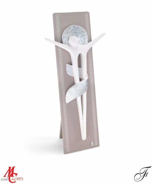 Bomboniera - Cristo foglia Argento